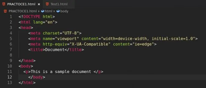 VSCode - HTML Editor
